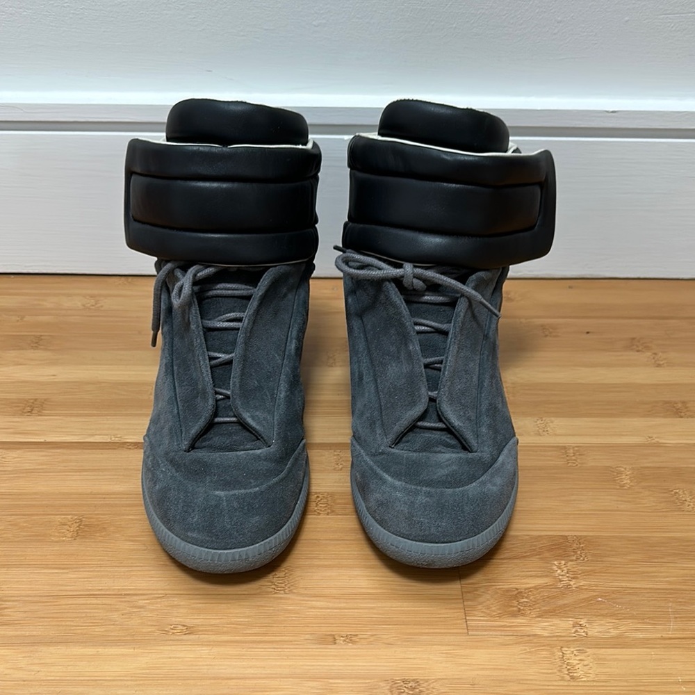 Mint Maison Margiela grey + black suede + leather Future size 43